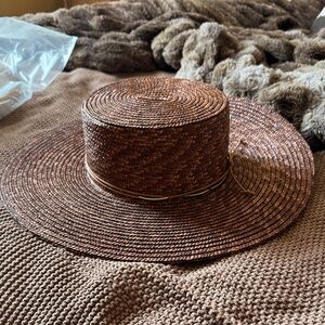 GIGI PIP Brown Straw Hat